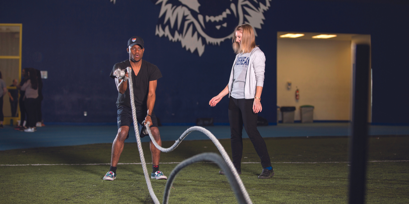 A student and instructor is class.