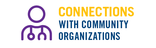 connetions with community organizations