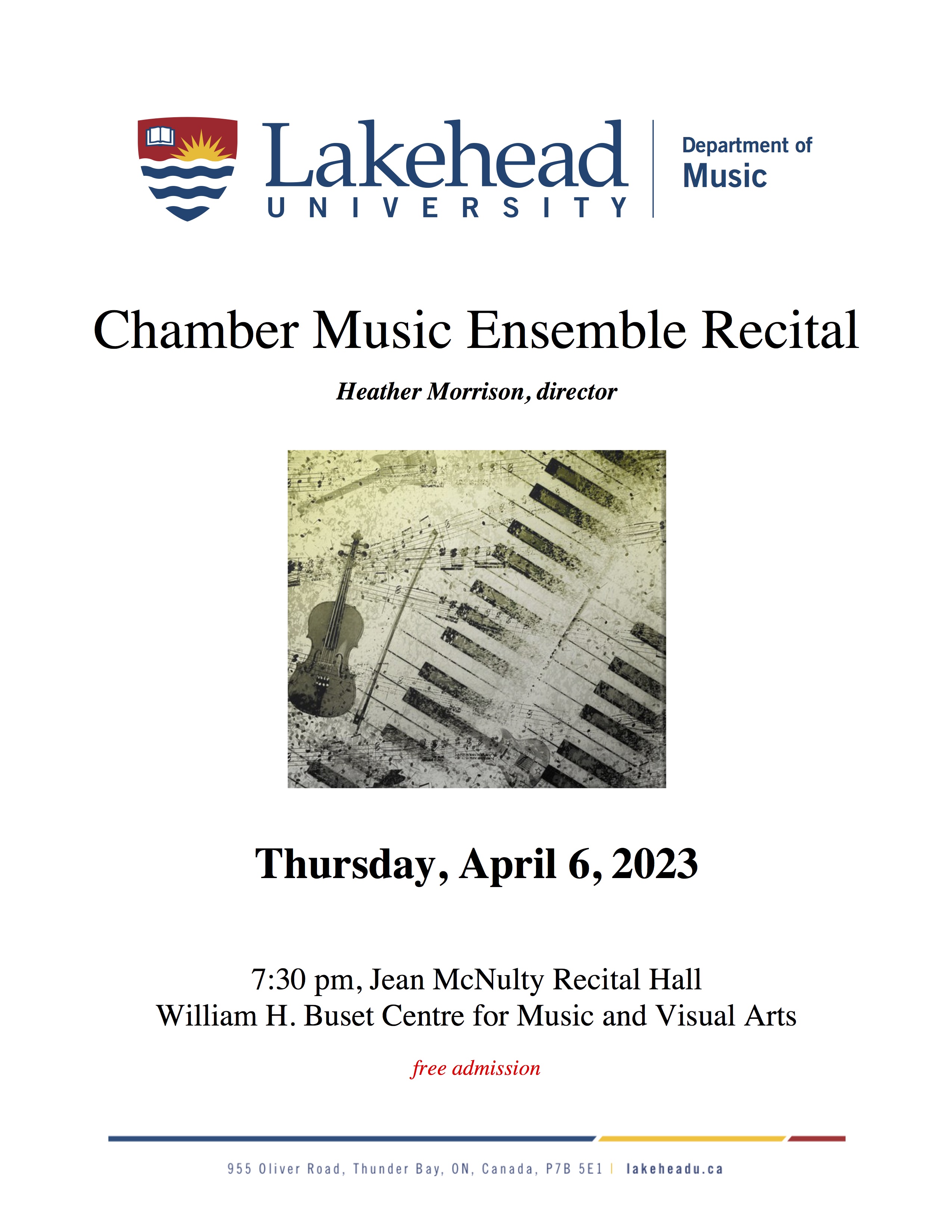 Chamber Ensemble Recital
