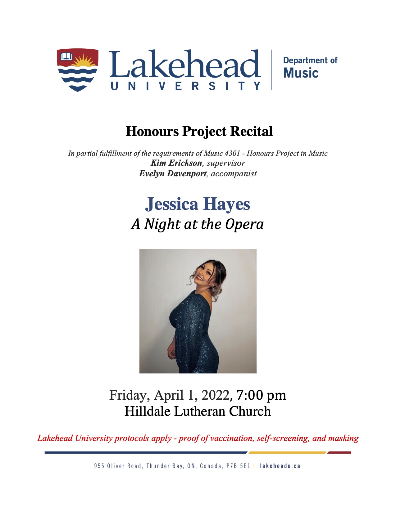 Jessica Hayes Recital