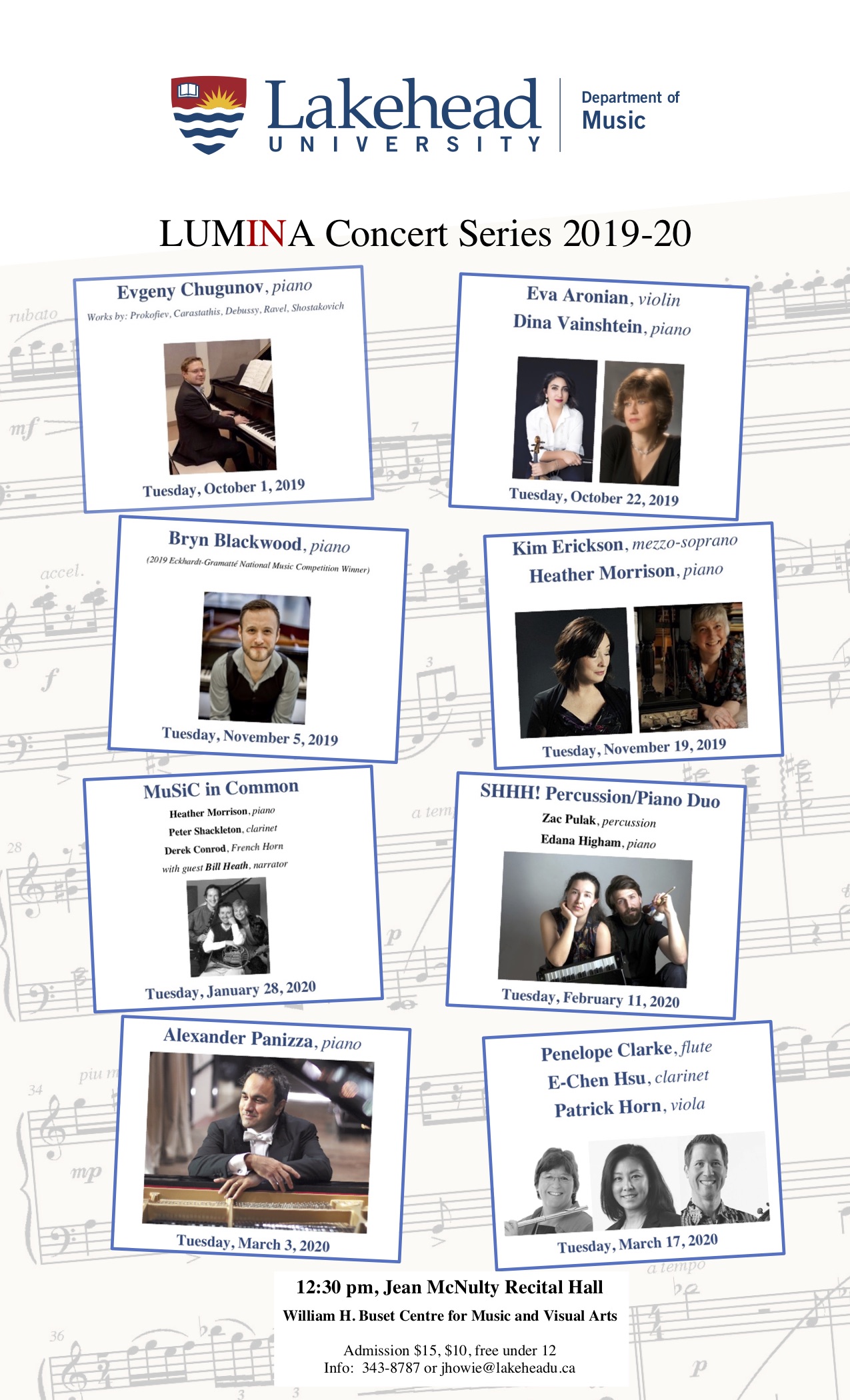 LUMINA Concerts 2019-20