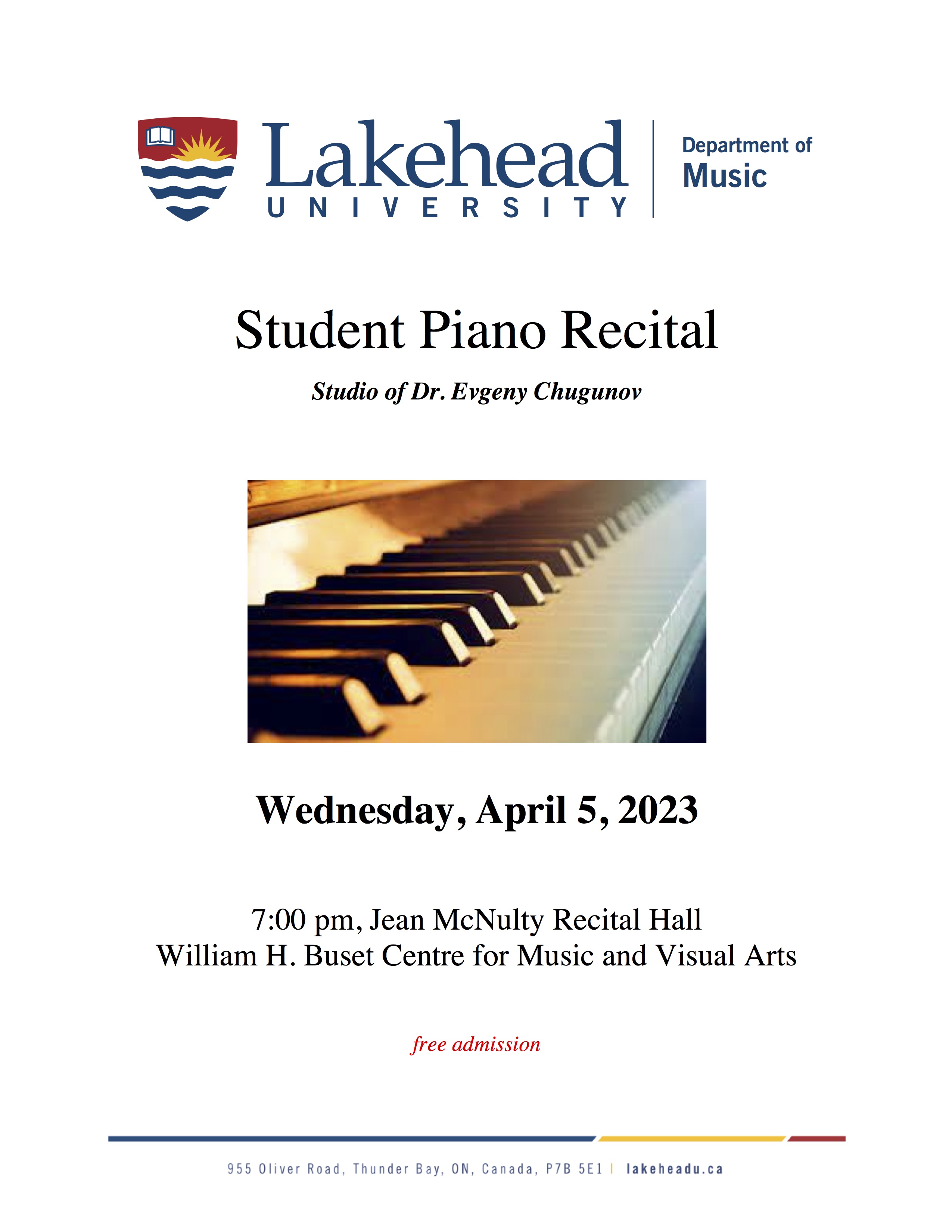 Piano Student Recital