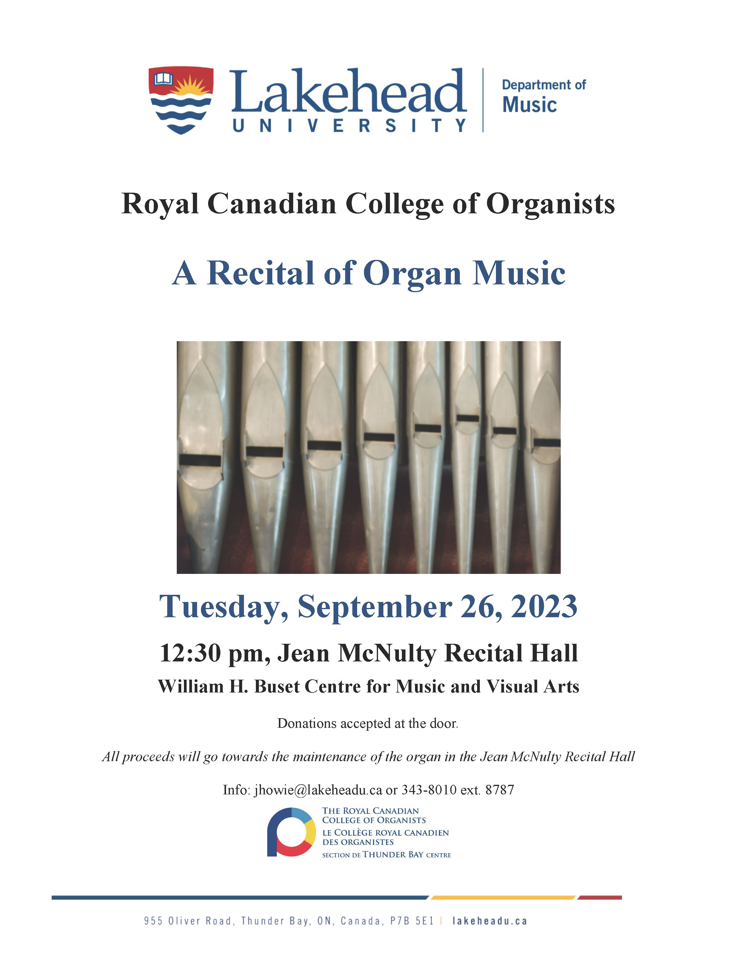 Organ Music Recital