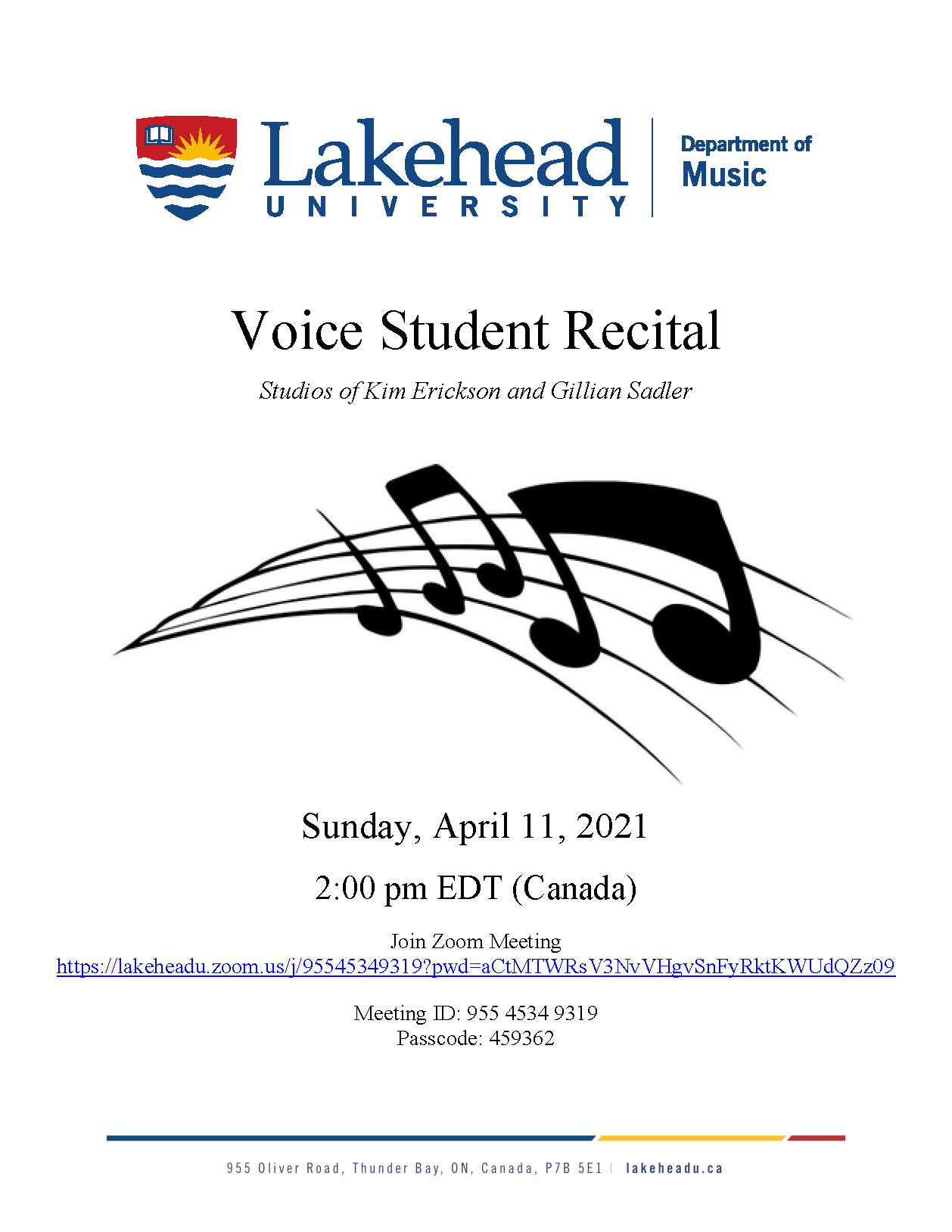 Voice Student Recital