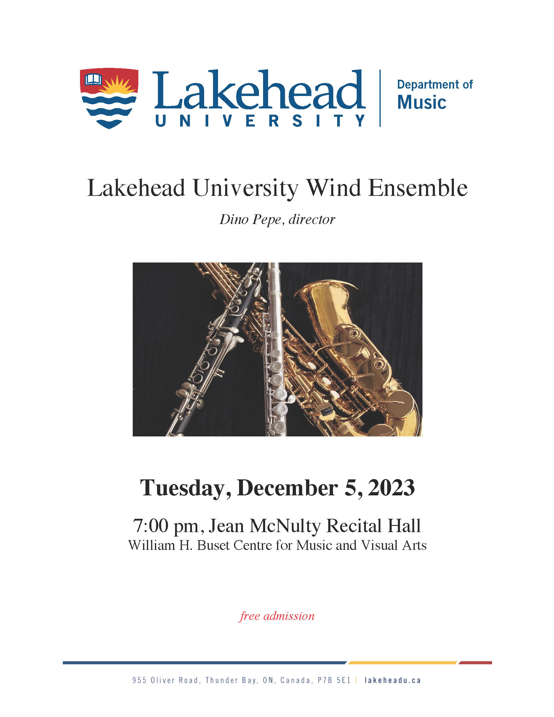 Wind ENsemble poster