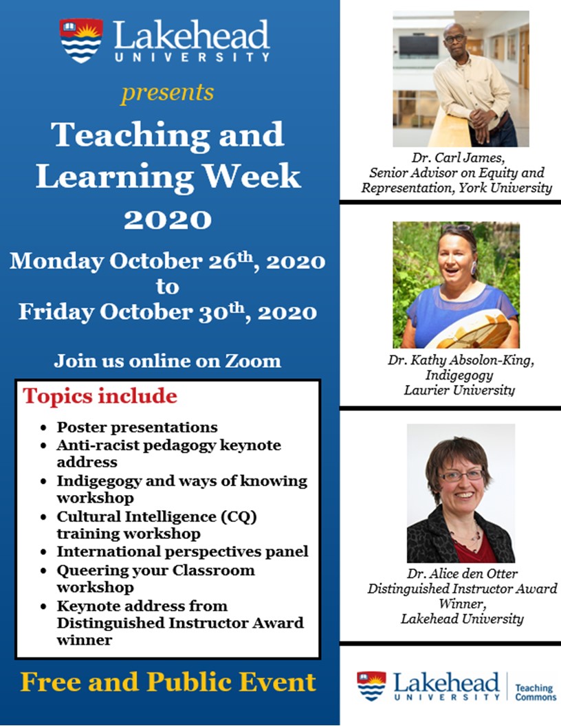 Teaching and Learning Week Poster