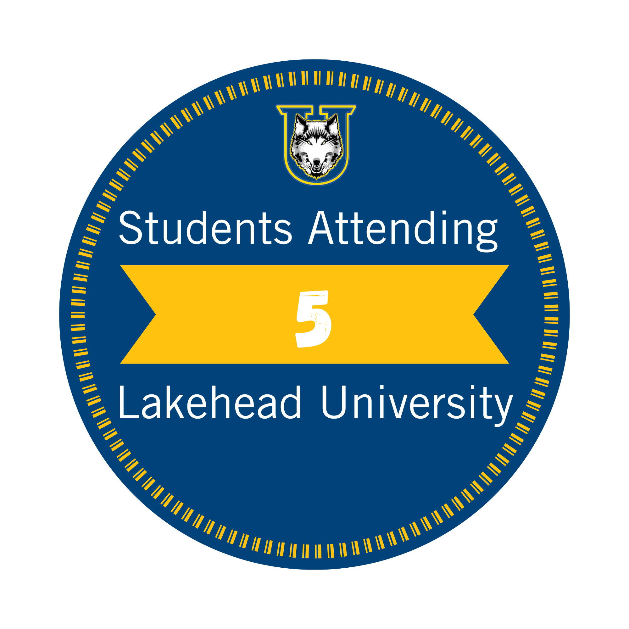 5 students attending Lakehead