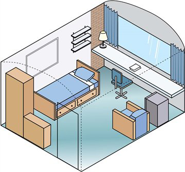 Halliday Hall no sink