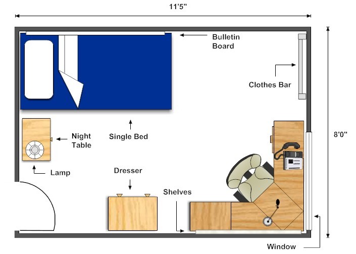 Apartment Bedroom Floor PLan